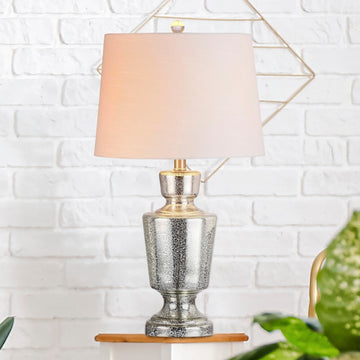 Olivia 26.5" Glass LED Table Lamp - JONATHAN Y